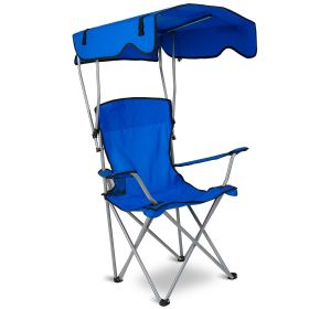 Foldable Beach Canopy Chair (Option: CanopyChairBlue)
