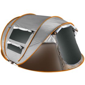 she5-8 Person Pop Up Tent (Option: Khaki_5_8Person)