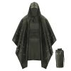 Unisex Hooded Rain Poncho With Pocket