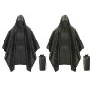 Unisex Hooded Rain Poncho With Pocket