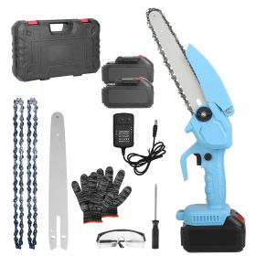 Electric Mini Chainsaw (Option: Blue)