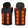 Winter Heated Vest  with Detachable Hood