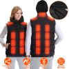 Winter Heated Vest  with Detachable Hood