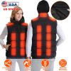 Winter Heated Vest  with Detachable Hood