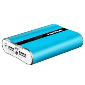 Power Master 12000mAh Portable Charger with Dual USB Ports (Option: Gift12000mAHPBBlue)