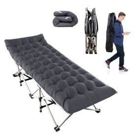 Folding Camping Cot (Option: CampingCotBlack)