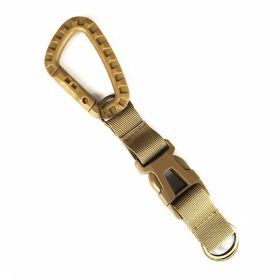 Multifunction Combination Backpack clip (Color: Khaki, Type: Hiking Supplies)