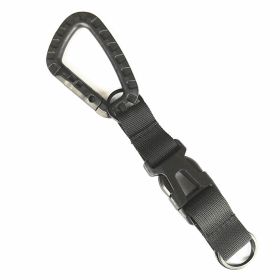 Multifunction Combination Backpack clip (Color: Black, Type: Hiking Supplies)