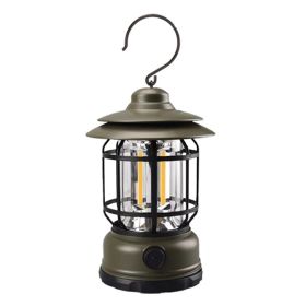 Outdoor Retro Camping Light (Color: Green, Type: Camping Light)