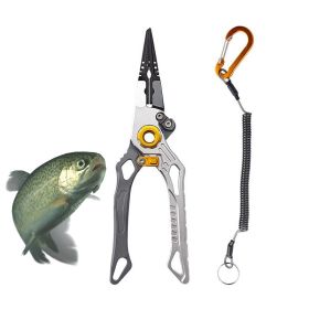 Multi-Functional Lure Pliers (Accessory Type: Fishing Supplies, Color: Gray)