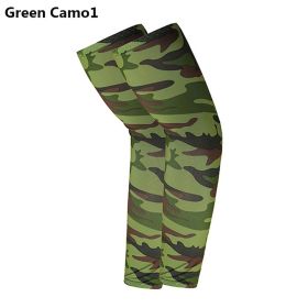 2pcs Arm Sleeves (Color: Green Camo1)
