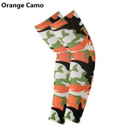 2pcs Arm Sleeves (Color: Orange Camo)
