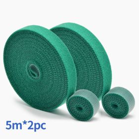 Velcro Fishing Rod Nylon Self-adhesive Tape (Color: Thegreenis5mx2)