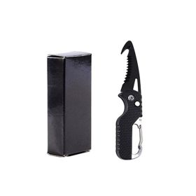 Hook Blade Utility Knife (Color: Black Black Blade)
