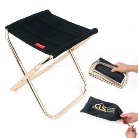 folding chairs aluminum alloy (select: Outdoor folding chairs-black)
