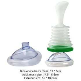 Travel Portable First Aid Choking Device – Rescue Kits for Adults and Children (Ships From: China, Color: Green suit)