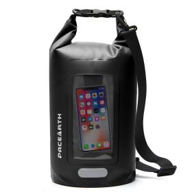 Waterproof Dry Bag – 10L 20L 30L Floating Backpack (Color: Black)