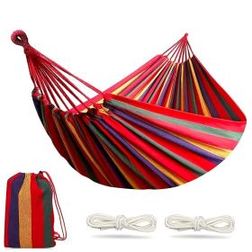 Hammock With Tree Straps (Color: Blue, size: 260*80CM)