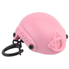 Mini Helmet Bottle Opener Keychain (Color: Pink)