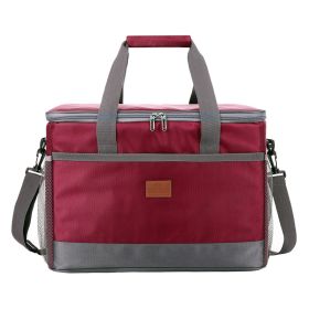 32L Soft Cooler Bag with Hard Liner (Color: Red)