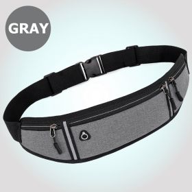 Small Waist Bag With Adjustable Strap (Color: Gray)
