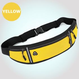 Small Waist Bag With Adjustable Strap (Color: Yellow)