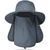 Fishing Hat – UV Sun Protection Boonie Hat with Face Cover Neck Flap