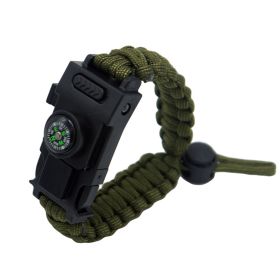 Bracelet For Survival (Color: Military green)