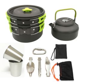 set of pots and pans (Color: VNJF-green)