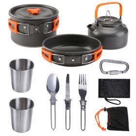 set of pots and pans (Color: VNJF-orange)