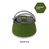 Silicone Folding Kettle – Portable Camping Coffee and Tea Cooker for Outdoor Use