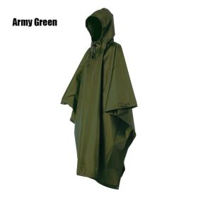 3-in-1 Raincoat (Color: Army Green)
