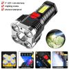 5 LED  USB Rechargeable Strong Light