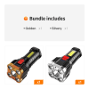 5 LED  USB Rechargeable Strong Light
