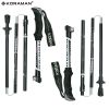 KORAMAN 1pair Collapsible Trekking Poles – Adjustable Lightweight Hiking Sticks