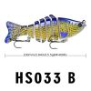 Funpesca 10cm Hard Plastic Jointed Fish Lures – 3D Bass Baits
