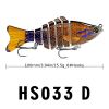 Funpesca 10cm Hard Plastic Jointed Fish Lures – 3D Bass Baits