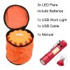 3/6/8 PACK  Roadside Safety Puck With Magnet Hook