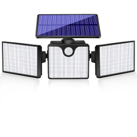 230 LED Solar Wall Lights (Color: Cold White)
