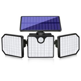 230 LED Solar Wall Lights (Color: White 1pc)