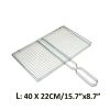 1pc Stainless Steel Vegetable BBQ Grilling Basket – Portable Folding Fish Grill Accessory