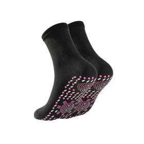 3 Pairs Heated Socks (Color: Black, size: EUR 35-40 US 4.5-8.5)