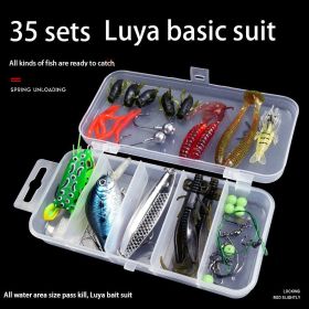 Bionic Bait VIB Thunder Frog Soft Bait – Decoy Lure with Bright Slice (Style: Basic suit (35pcs))