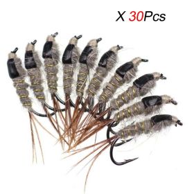 Fly Fishing Lures (Quantity: Pack Of 30Pcs)