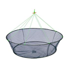 Portable Folding Casting Cage Crab Net – Outdoor Fishing Shrimping Gear (size: Caliber 100cm Bottom diameter 80cm)