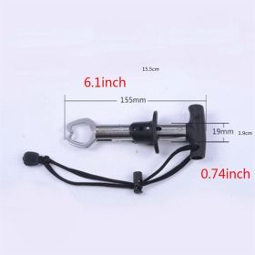 Stainless Steel Fish Lip Gripping Pliers – Fishing Holder Grabber Clamp Tool (Color: T style)