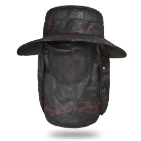 Sun Protection Boonie Hat (Color: Red)
