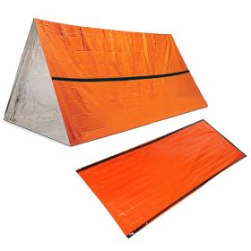 Outdoor Life Bivy Emergency Sleeping Bag – Thermal Waterproof Survival Blanket (Ships From: China, Color: B)