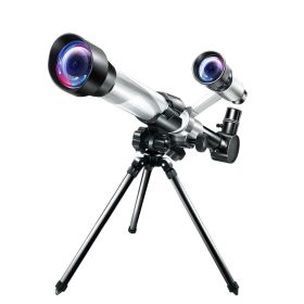 Professional  Telescope (Ships From: China, Color: Silver)