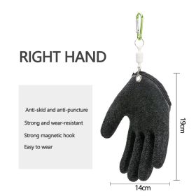 Fishing Gloves – Anti-Slip Puncture Resistant Gloves for Fish Handling (Ships From: CN, Color: Right1)
